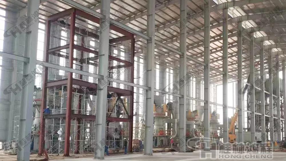 桂林鴻程001號磨粉機生產線EPC項目總包超細立磨 桂林鴻程001號磨粉機生產線EPC項目總包超細立磨